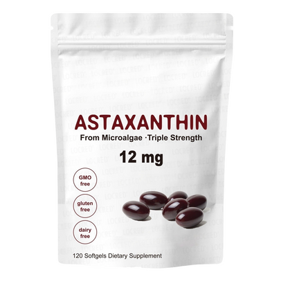 Astaxanthin Flüssigweichkapseln – 120 Kapseln pro Beutel