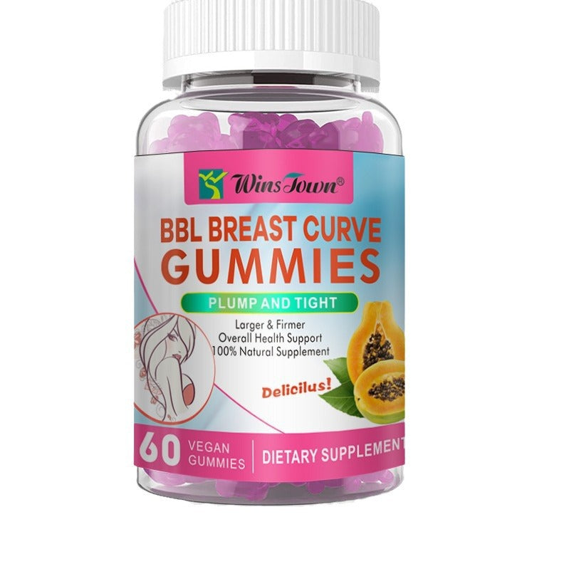 Gummibärchen für vollere Brustkonturen – 60 Stück pro Flasche