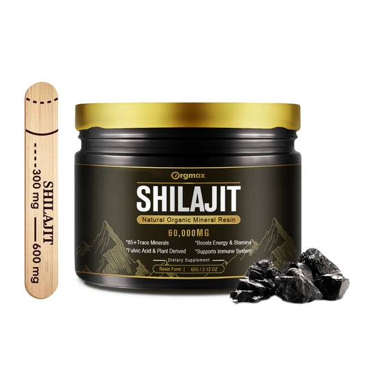 Gold Grade Shilajit Resin with Fulvic Acid & 85+ Trace Minerals