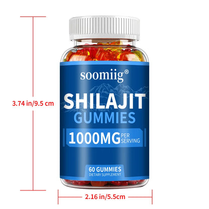 Shilajit Gummies - Stress Relief, Brain Health, Balanced Energy Levels and Anti-Aging