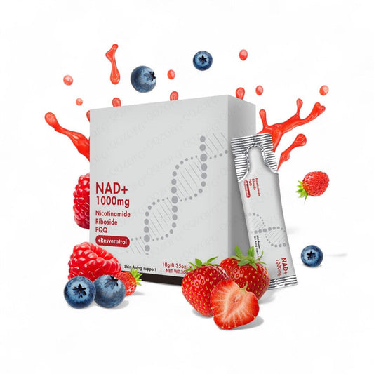 NAD Nicotinamid-Ribosid PQQ Beeren-Geschmack – 30 Stück pro Packung