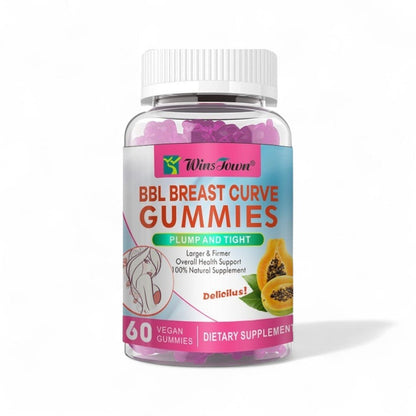 Gummibärchen für vollere Brustkonturen – 60 Stück pro Flasche