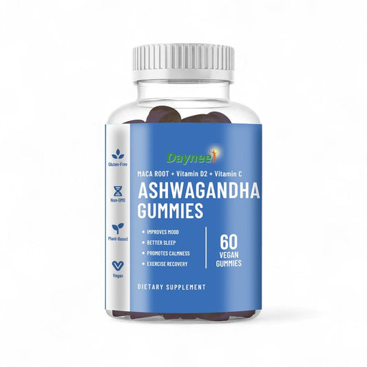 Ashwagandha-Gummibärchen – 60 Stück pro Flasche