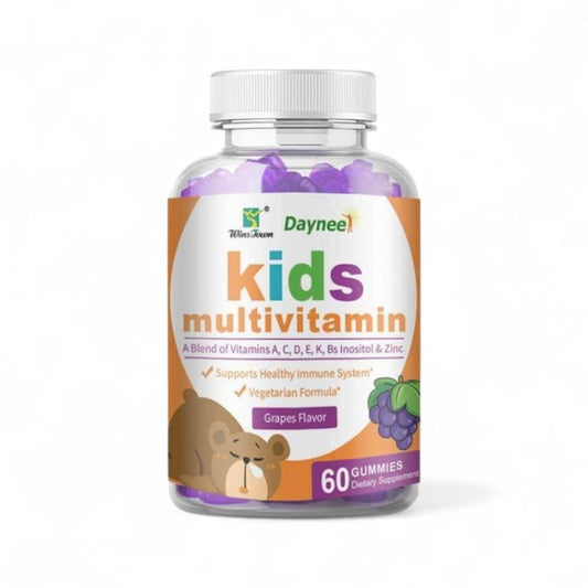 Kinder-Multivitamin-Gummibärchen – 60 Stück pro Flasche